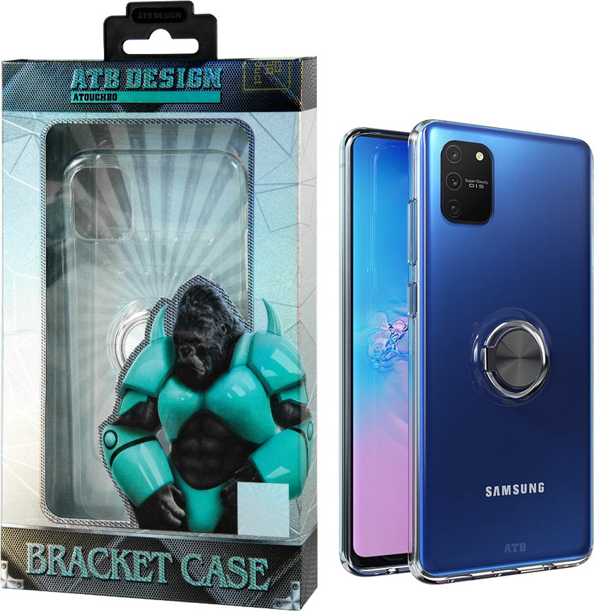 Atouchbo Bracket Case Samsung S10 Lite 2020 hoesje transparant