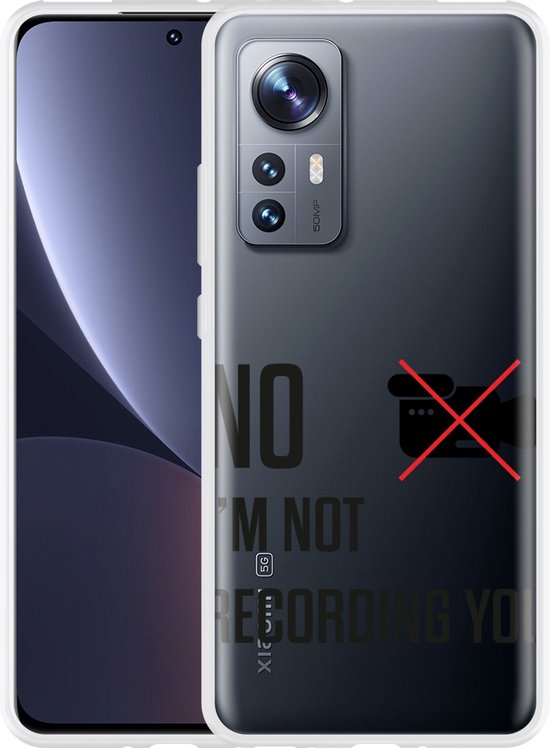 Hoesje geschikt voor Xiaomi 12 Pro Not recording you bol