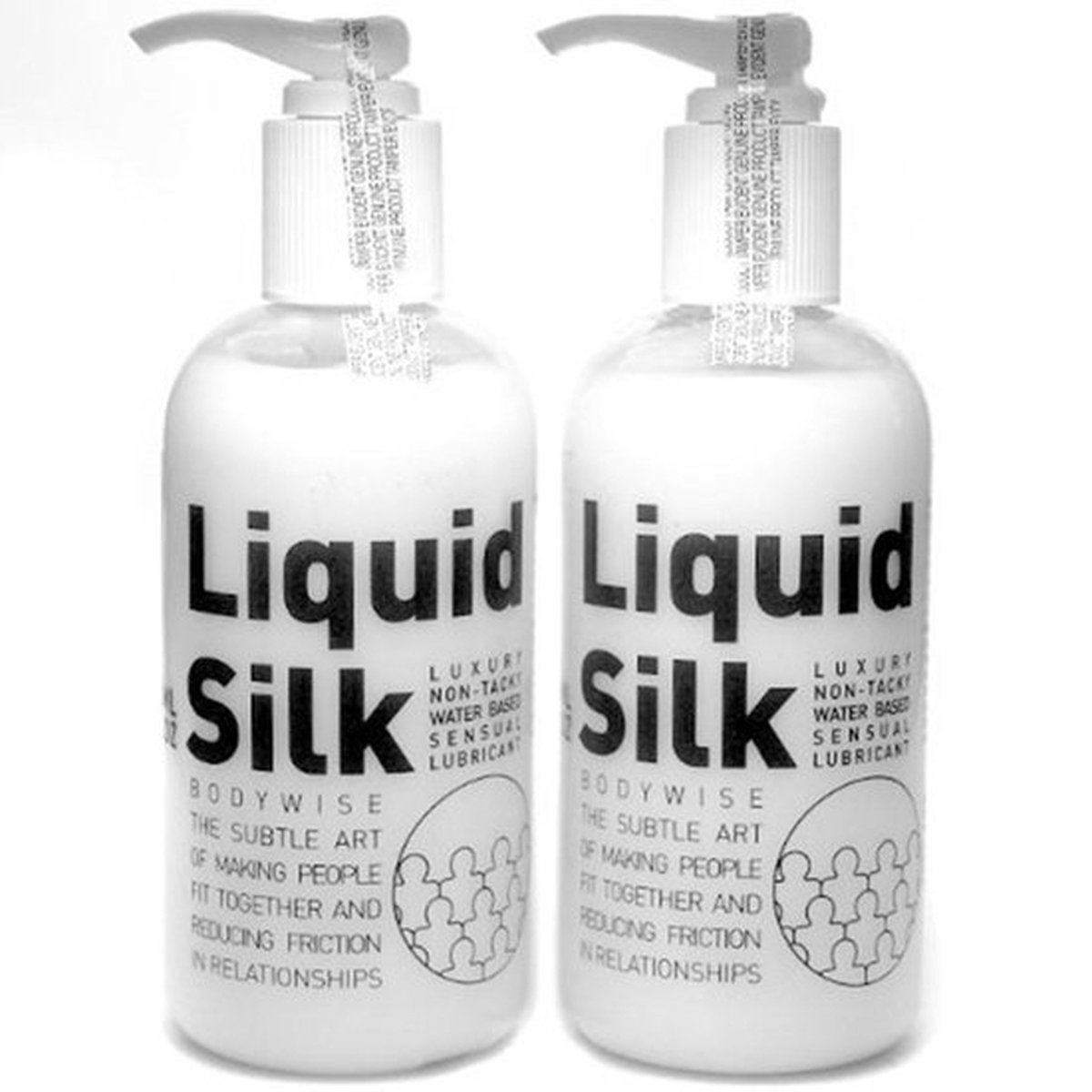Liquid Silk glijmiddel 2-pack 2x250ml (500ml) - VOORDEELVERPAKKING - Zonder