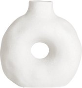 Vase Gusta - rond - blanc - vase donut