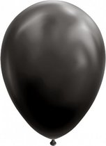ballonnen 30 cm latex zwart 10 stuks
