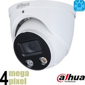 Dahua Beveiligingscamera - IP Camera - HDW3449HP-AS-PV - Microfoon & Speaker - 4 Megapixel - Full Color - Slimme Bewegingsdetectie - Sirene
