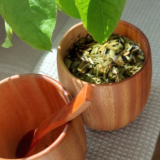 Khaya - set houten bekers - Japans theekopje - duurzaam - vegan