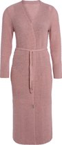 Knit Factory Gina Long Cardigan en Tricot - Vieux Rose - 40/42