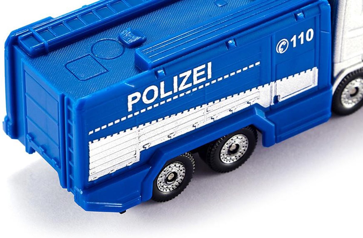 Siku Scania Polizei Waterkanon Vrachtwagen 8,4 Cm Blauw (1079) – foto 5