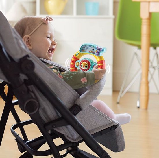 VTech Dierenvriendjes Toeter & Draai Stuurtje - Cadeau - Educatief Babyspeelgoed - Cadeau - 6 tot 36 Maanden