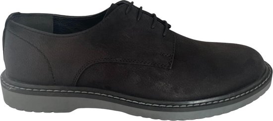 Chaussures à Chaussures à lacets pour hommes - Chaussures pour hommes - Premium habillées haut de gamme - Oliver wing 460 - Cuir véritable - Zwart 43