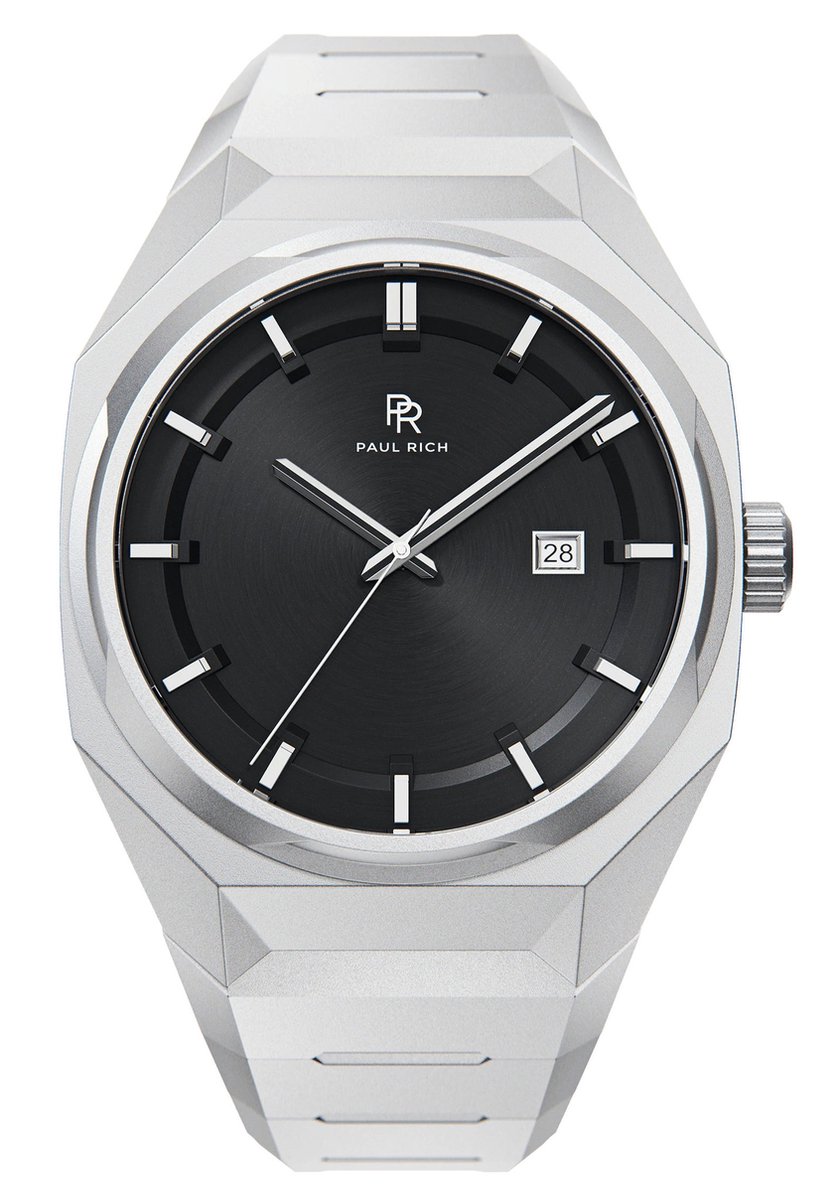 Paul Rich Elements Black Blizzard Steel ELE05-A automatisch horloge