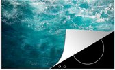 KitchenYeah® Inductie beschermer 78x52 cm - Zee - Water - Turquoise - Kookplaataccessoires - Afdekplaat voor kookplaat - Inductiebeschermer - Inductiemat - Inductieplaat mat