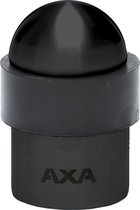 AXA Deurstopper (model FS35T) Mat zwart RVS met rubber: Vloermontage.