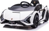Homcom Lamborghini speelgoed Véhicule pour enfant SUV avec musique télécommandée
