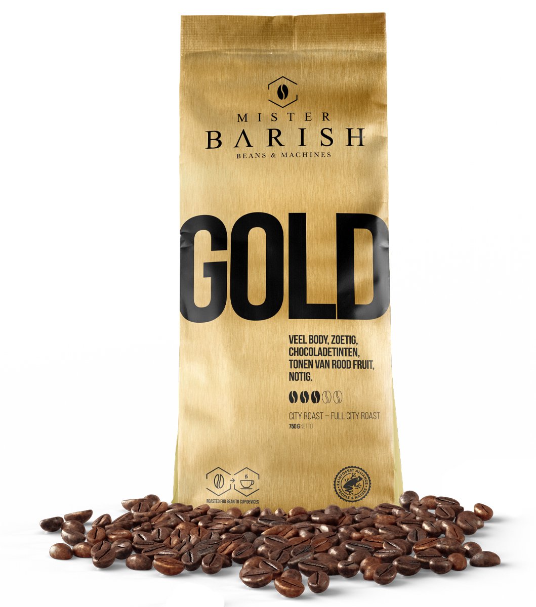 Gold- Mister Barish koffiebonen - 10x 750gr