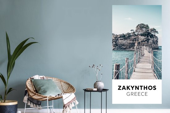 Stickers Stickers muraux - Zakynthos - Grèce - Pont - 60x120 cm - Feuille adhésive