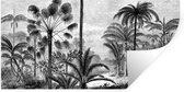 Muurstickers - Sticker Folie - Design - Bomen - Natuur - Planten - Botanisch - 40x20 cm - Plakfolie - Muurstickers Kinderkamer - Zelfklevend Behang - Zelfklevend behangpapier - Stickerfolie