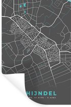 Muurstickers - Sticker Folie - Schijndel - Stadskaart - Plattegrond - Kaart - 20x30 cm - Plakfolie - Muurstickers Kinderkamer - Zelfklevend Behang - Zelfklevend behangpapier - Stickerfolie