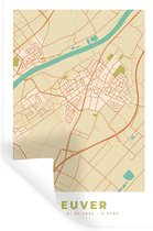 Muurstickers - Sticker Folie - Reuver - Plattegrond - Kaart - Stadskaart - 20x30 cm - Plakfolie - Muurstickers Kinderkamer - Zelfklevend Behang - Zelfklevend behangpapier - Stickerfolie