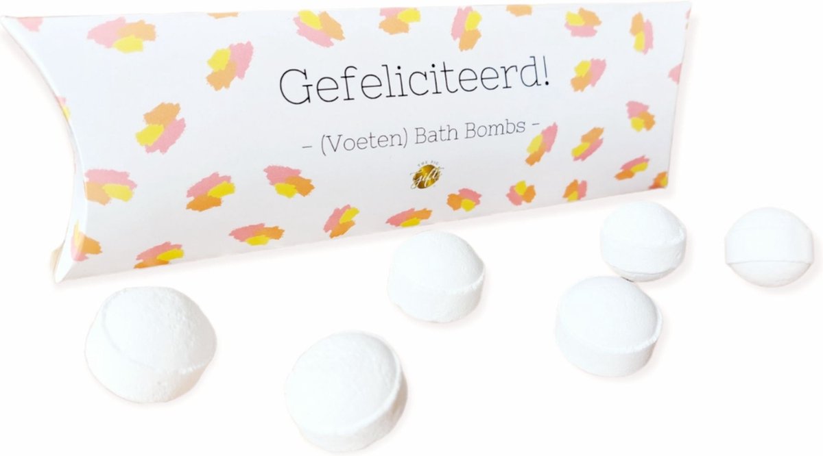 Goedkoopste Cadeau Gefeliciteerd | Bath Bombs | Bruisballen | Gondeldoosje | Iemand Feliciteren Cadeautje