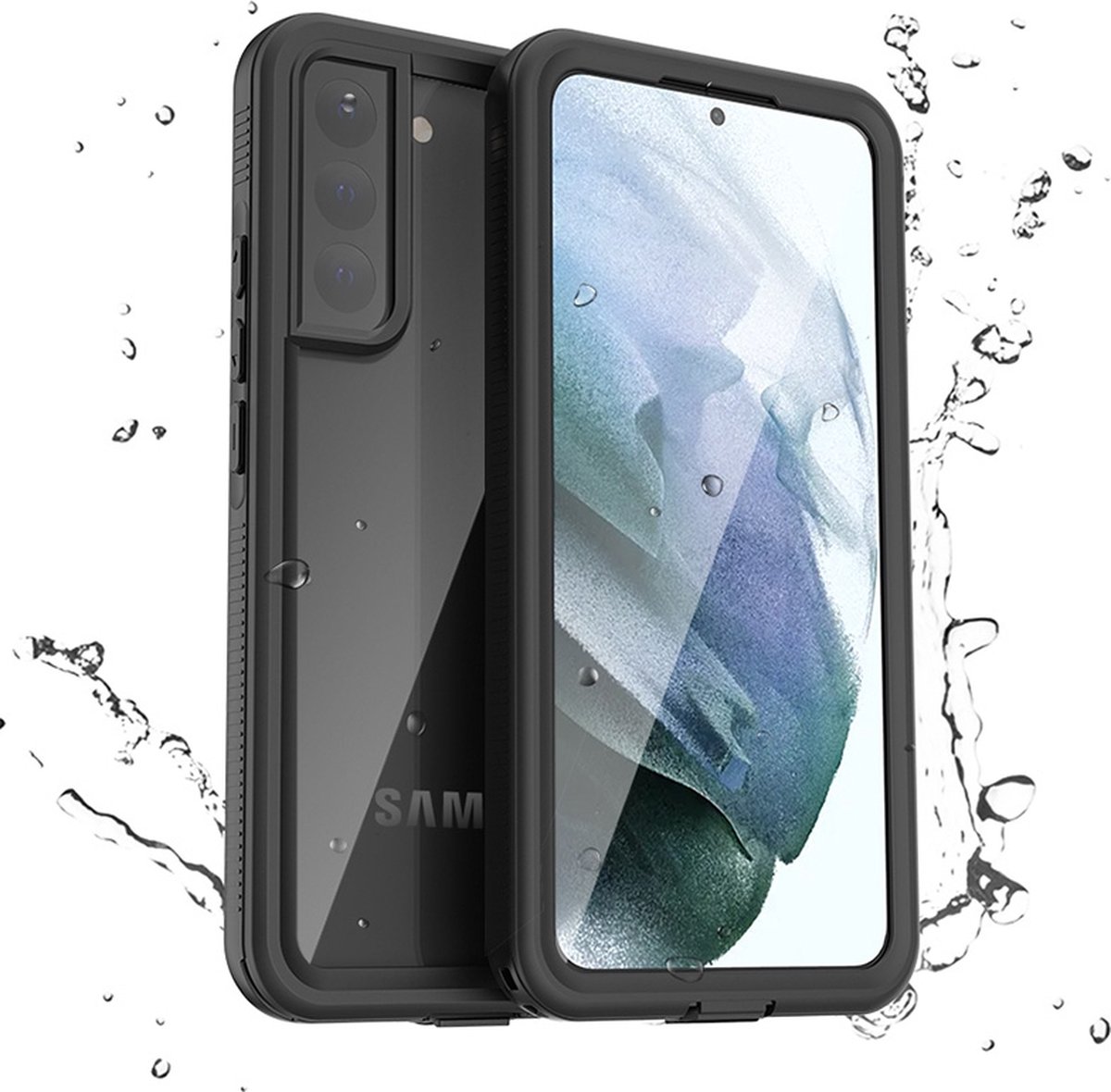 Waterdicht Hoesje Samsung Galaxy S22 Plus - zwart