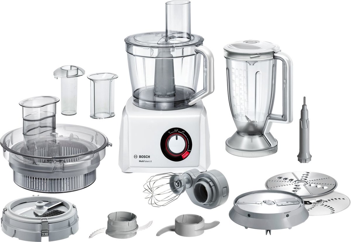 Bosch MultiTalent 8 - Foodprocessor - 1250 Watt - Wit