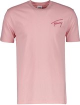 Tommy Jeans T-shirt - Modern Fit - Roze - XXL
