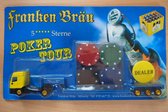 franken Bräu modelvrachtwagen met poker set