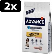 2x ADVANCE SENSITIVE SALMON&RICE 3KG