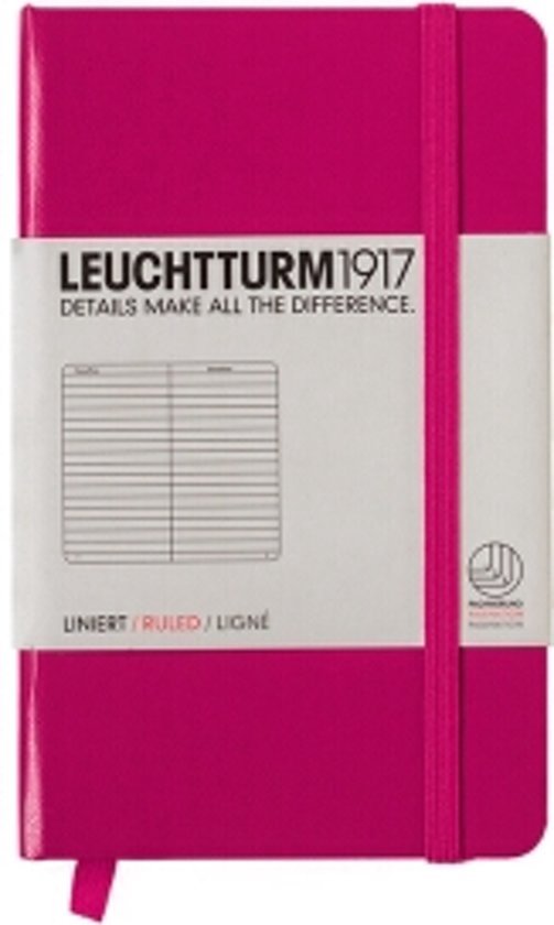 Leuchtturm1917 Notitieboek - Pocket - Gelinieerd - Berry