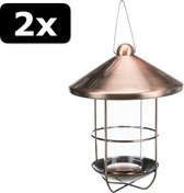 2x - VOERDISPENSER ROOSTER KOPER 500ML
