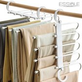 ESSIBLE Kledingkast Organizer – Anti slip – Ruimtebesparende Kledinghangers – Kleerhanger – Kledinghanger – Broekhanger – Functionele Hanger kleerkast – Handige Kledinghangers