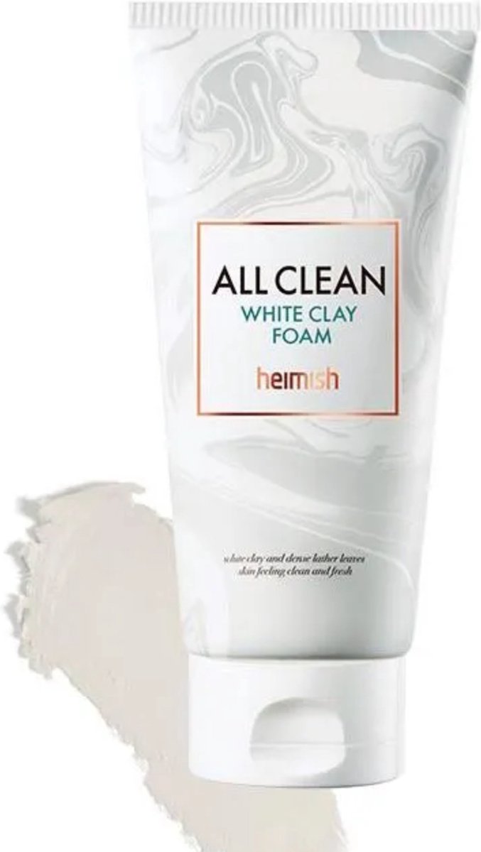 Heimish | all clean white clay foam | mini/travel size 30 ml