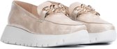 Wonders Iris - dames moccasin - Taupe - maat 39 (EU) 6 (UK)