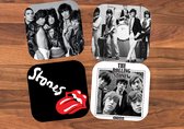 Sous-verres de verre - The Rolling Stones - cadeau - cadeau - musique