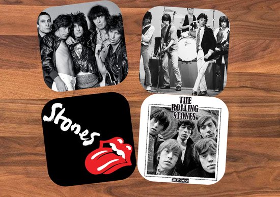 Onderzetters - The Rolling Stones - kado - cadeau - muziek cadeau geven