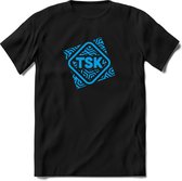 TSK Studio Shirt |Blauw | T-Shirt Heren / Dames | Original & vintage | Sport Shirt Cadeau | Maat L