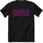 TSK Studio Shirt |Paars | T-Shirt Heren / Dames | Original & vintage | Sport Shirt Cadeau | Maat 3XL