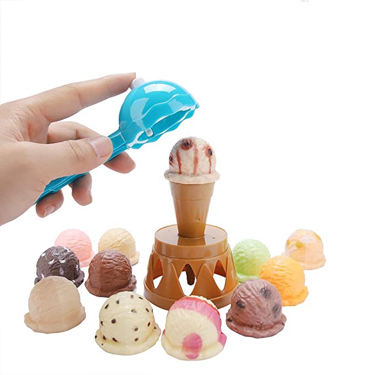 Manifestatie woestenij het formulier Speelgoed Ice Cream Tower met Scooper - Ice Cream Parlor Playset - Stacking  Ice Cream... | bol.com