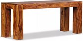 Luxiqo® Moderne Salontafel Hout – Bijzettafel – Koffietafel – Televisiemeubel – Houten Salontafel – Retro Salontafel – Robuust hout – Massief Sheesham hout – 110 x 35 x 45 cm