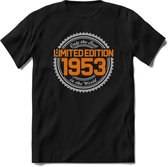 1953 Limited Edition | Feest Kado T-Shirt Heren - Dames | Zilver - Goud | Perfect Verjaardag Cadeau Shirt | Grappige Spreuken - Zinnen - Teksten | Maat XXL