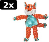 2x KONG FLOPPY KNOTS FOX 23,5X20,5CM