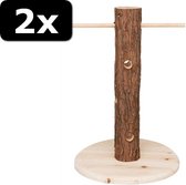 2x NATURAL LIVING VOERBOOM 36X25CM