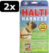 2x HALTI HARNESS ZWART L