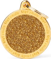 Penning - CIRCLE GLITTER L - Goud