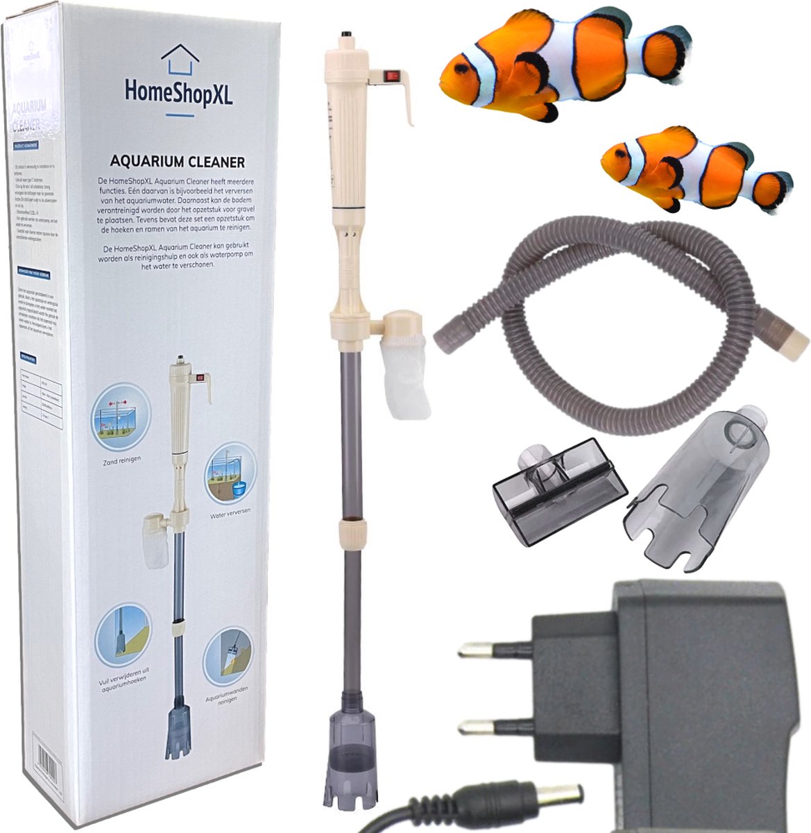 Aspirateur électrique pour aquarium - Nettoyeur de sable