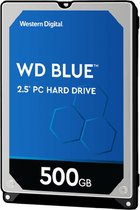 WD Blue WD5000LPZX - Vaste schijf - 500 GB - intern - 2.5" - SATA 6Gbs - 5400 tpm -buffer: 128 MB
