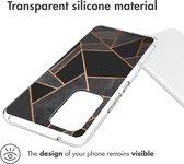 iMoshion Design voor de Samsung Galaxy A53 hoesje - Grafisch Koper - Zwart / Goud