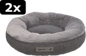 2x # MAND LIANO ROND GRIJS 60CM