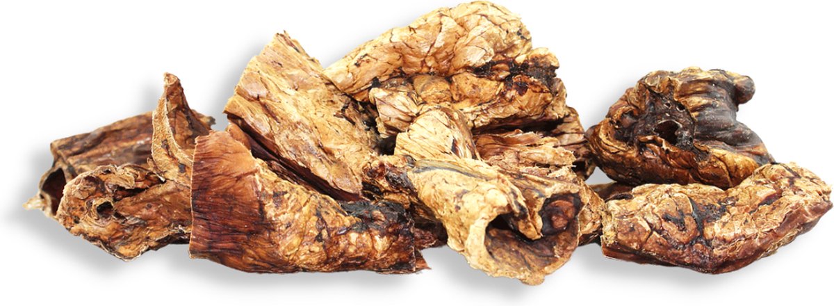 Topmast Longen - Rund 5 x 1 Kilo - Gedroogd - Hondensnack - Gedroogde Runderlong - Natuurlijke Hondensnack