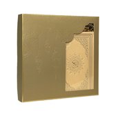Speciale elegante fluwelen overdekte decoratieve doos, met fluweel bedekte koran boek in Arabische en gebedskralen, islamitische decoraties voor thuis, moslim huis en tafeldecoratie, perfecte