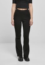 Urban Classics Legging -S- Rib Knit Bootcut Zwart