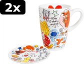 2x BLOND GIFTSET MOK/SCHOTEL DOG LOVER